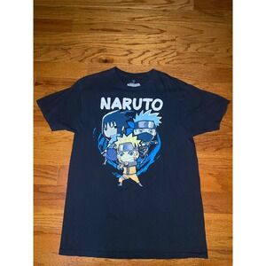 Shonen Jump Naruto Shippuden Black‎ Shirt Size Large